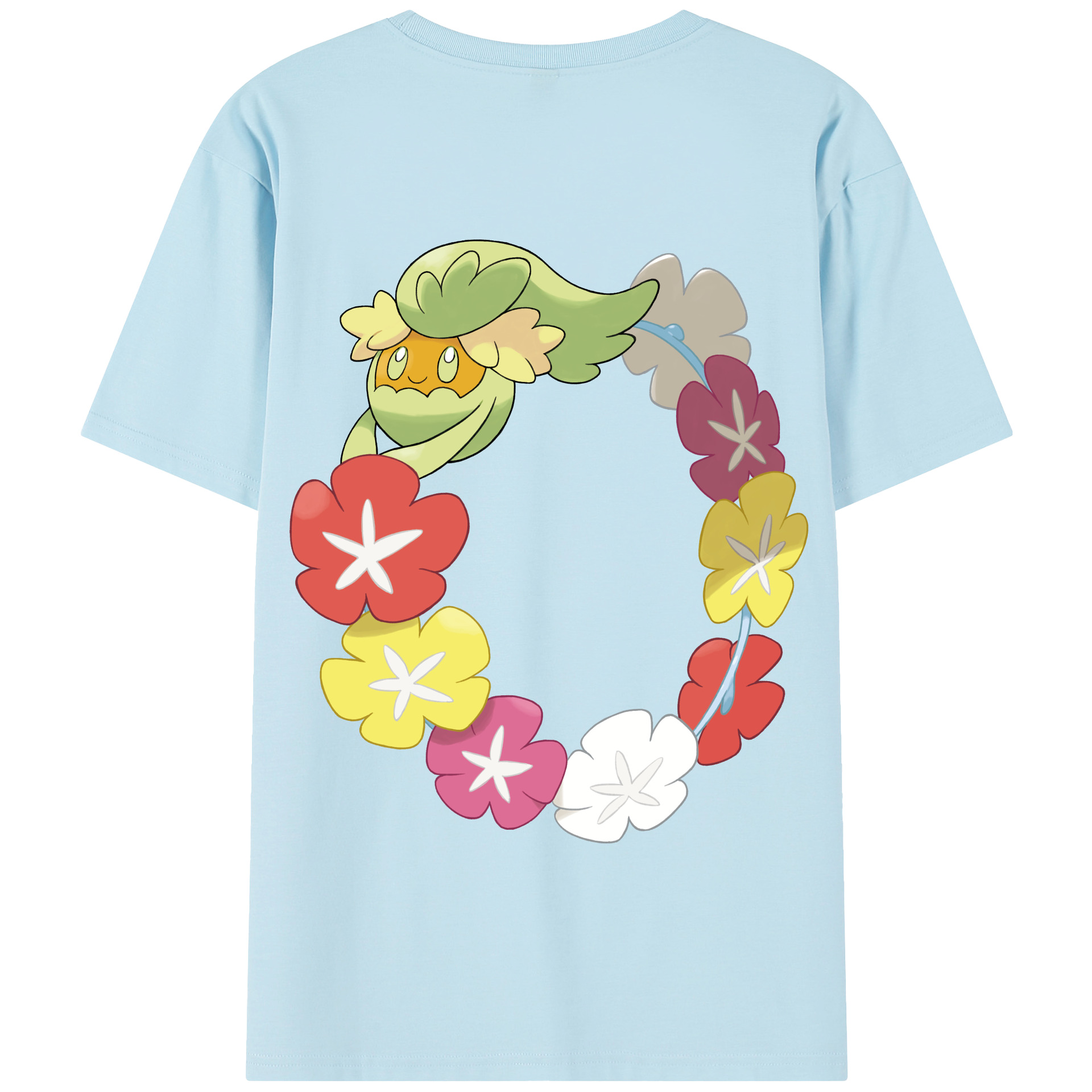 （画像用） ポケットモンスター Pokémon 綿100％半袖Tシャツ（背面プリント）